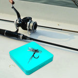 Maxbell Fly Box Fishing Tackle Storage Container Fly Hook Box Fly Fishing Tackle Box Blue
