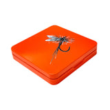 Maxbell Fly Box Fishing Tackle Storage Container Fly Hook Box Fly Fishing Tackle Box Orange