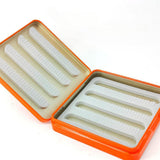 Maxbell Fly Box Fishing Tackle Storage Container Fly Hook Box Fly Fishing Tackle Box Orange