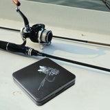 Maxbell Fly Box Fishing Tackle Storage Container Fly Hook Box Fly Fishing Tackle Box Black