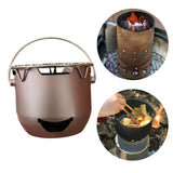 Maxbell Barbecue Stoves Grill Barbecue Grill for Household Friend Gathering Backyard violet