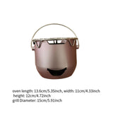 Maxbell Barbecue Stoves Grill Barbecue Grill for Household Friend Gathering Backyard violet