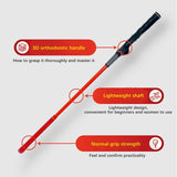 Maxbell Golf Swing Trainer Adults Golf Grip Trainer for Flexibility Hitting Chipping Red