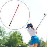 Maxbell Golf Swing Trainer Adults Golf Grip Trainer for Flexibility Hitting Chipping Red