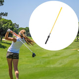 Maxbell Golf Swing Trainer Adults Golf Grip Trainer for Flexibility Hitting Chipping Yellow