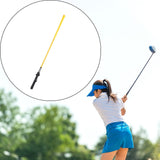 Maxbell Golf Swing Trainer Adults Golf Grip Trainer for Flexibility Hitting Chipping Yellow