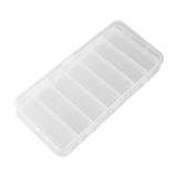 Maxbell Double-sided Lure Box Clear Water Resistant Multipurpose Fishing Tackle Box 19x9.5x2.5cm