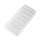 Maxbell Double-sided Lure Box Clear Water Resistant Multipurpose Fishing Tackle Box 19x9.5x2.5cm