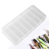 Maxbell Double-sided Lure Box Clear Water Resistant Multipurpose Fishing Tackle Box 19x9.5x2.5cm