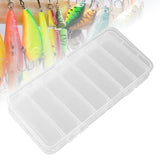 Maxbell Double-sided Lure Box Clear Water Resistant Multipurpose Fishing Tackle Box 19x9.5x2.5cm
