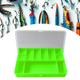 Maxbell Fishing Tackle Box Sturdy Lure Box for Enthusiast Outdoor Fishing Freshwater Green