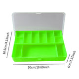 Maxbell Fishing Tackle Box Sturdy Lure Box for Enthusiast Outdoor Fishing Freshwater Green