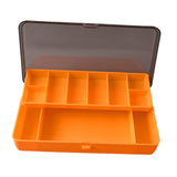 Maxbell Fishing Tackle Box Sturdy Lure Box for Enthusiast Outdoor Fishing Freshwater Orange