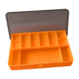 Maxbell Fishing Tackle Box Sturdy Lure Box for Enthusiast Outdoor Fishing Freshwater Orange