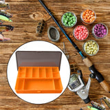 Maxbell Fishing Tackle Box Sturdy Lure Box for Enthusiast Outdoor Fishing Freshwater Orange