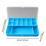 Maxbell Fishing Tackle Box Sturdy Lure Box for Enthusiast Outdoor Fishing Freshwater Blue