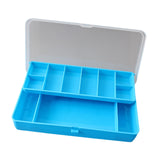 Maxbell Fishing Tackle Box Sturdy Lure Box for Enthusiast Outdoor Fishing Freshwater Blue