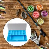 Maxbell Fishing Tackle Box Sturdy Lure Box for Enthusiast Outdoor Fishing Freshwater Blue