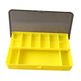 Maxbell Fishing Tackle Box Sturdy Lure Box for Enthusiast Outdoor Fishing Freshwater Yellow
