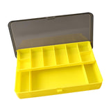 Maxbell Fishing Tackle Box Sturdy Lure Box for Enthusiast Outdoor Fishing Freshwater Yellow
