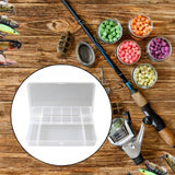 Maxbell Fishing Tackle Box Sturdy Lure Box for Enthusiast Outdoor Fishing Freshwater Clear