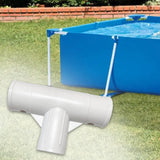 Maxbell 6xPool Hose Tee Joint Leakproof Sturdy Construction Hose Adapter Accessories