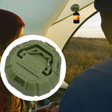 Maxbell Magnetic Hook Heavy Duty Camping Light Tent Hook for Traveling Canopy Picnic Green