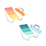 Maxbell Foldable Beach Chair Portable Non Slip Stable Lightweight Outdoor recliner Orange