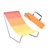 Maxbell Foldable Beach Chair Portable Non Slip Stable Lightweight Outdoor recliner Orange