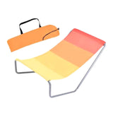 Maxbell Foldable Beach Chair Portable Non Slip Stable Lightweight Outdoor recliner Orange