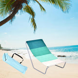 Maxbell Foldable Beach Chair Portable Non Slip Stable Lightweight Outdoor recliner Green