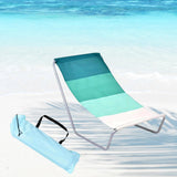 Maxbell Foldable Beach Chair Portable Non Slip Stable Lightweight Outdoor recliner Green