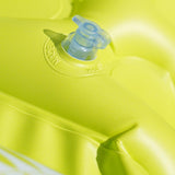 Maxbell Pool Float with Canopy with Cup Holder Compact Lounger for Lake Summer Beach green