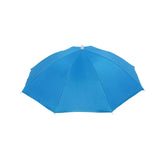 Maxbell Hands Free Umbrella Hat Compact Fishing Umbrella Cap for Walking Summer Gift Blue