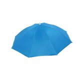 Maxbell Hands Free Umbrella Hat Compact Fishing Umbrella Cap for Walking Summer Gift Blue