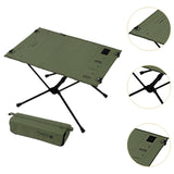 Maxbell Folding Camping Table Practical Picnic Table for Picnic Mountaineering Patio Green