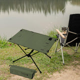 Maxbell Folding Camping Table Practical Picnic Table for Picnic Mountaineering Patio Green