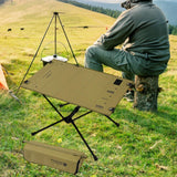 Maxbell Folding Camping Table Practical Picnic Table for Picnic Mountaineering Patio Yellow