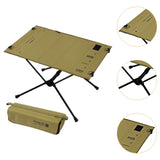 Maxbell Folding Camping Table Practical Picnic Table for Picnic Mountaineering Patio Yellow