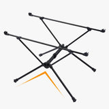 Maxbell Folding Camping Table Practical Picnic Table for Picnic Mountaineering Patio Yellow