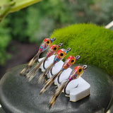 Maxbell 5x Fly Fishing Lures Artificial Lures for Freshwater Saltwater Panfish Perch Style A