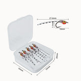 Maxbell 5x Fly Fishing Lures Artificial Lures for Freshwater Saltwater Panfish Perch Style B