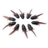 Maxbell 10x Fly Fishing Lures Tadpole Shape Portable Swimbaits for Men Anglers Trout S