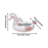 Maxbell Inflatable Pool Float Water Toy for Vacation Beach Party Supplies Water Park Kids Round