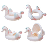 Maxbell Inflatable Pool Float Water Toy for Vacation Beach Party Supplies Water Park Kids Round