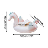 Maxbell Inflatable Pool Float Water Toy for Vacation Beach Party Supplies Water Park Baby with Seat