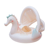 Maxbell Inflatable Pool Float Water Toy for Vacation Beach Party Supplies Water Park Baby with Seat and Canopy