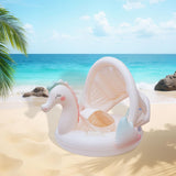 Maxbell Inflatable Pool Float Water Toy for Vacation Beach Party Supplies Water Park Baby with Seat and Canopy