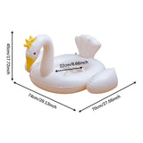 Maxbell Inflatable Pool Float Cute Cartoon Swim Rings for Summer