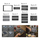 Maxbell Iron Grilling Table Top Board Picnic Furniture Parts Portable Sturdy